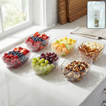 Multipurpose Transparent Serving Storage Bowls Set 6 Pc
