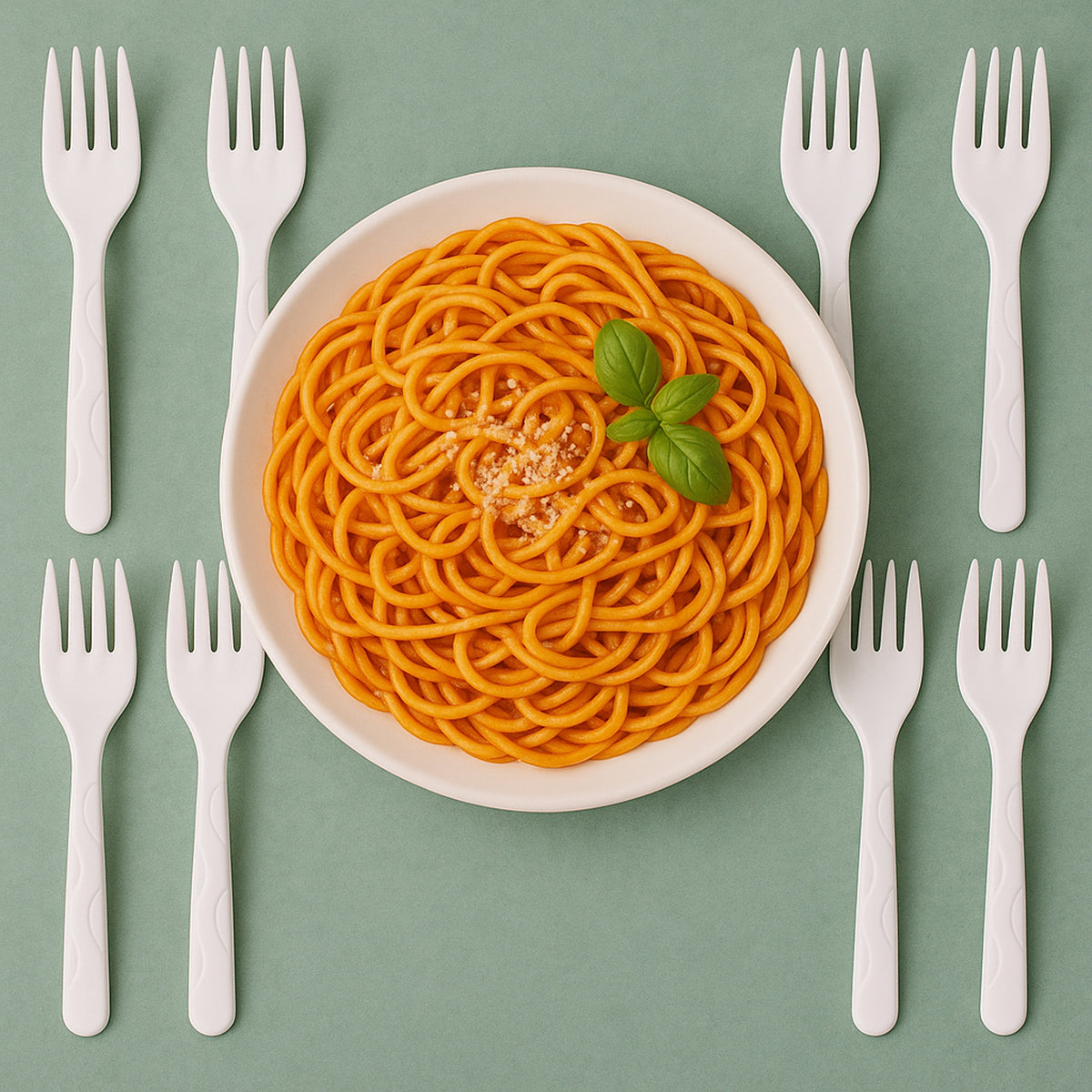 Compostable Bagasse Fork  10 Pcs Pack