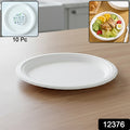 Vegnar Disposable Round Food Serving Plate (10 Pc)