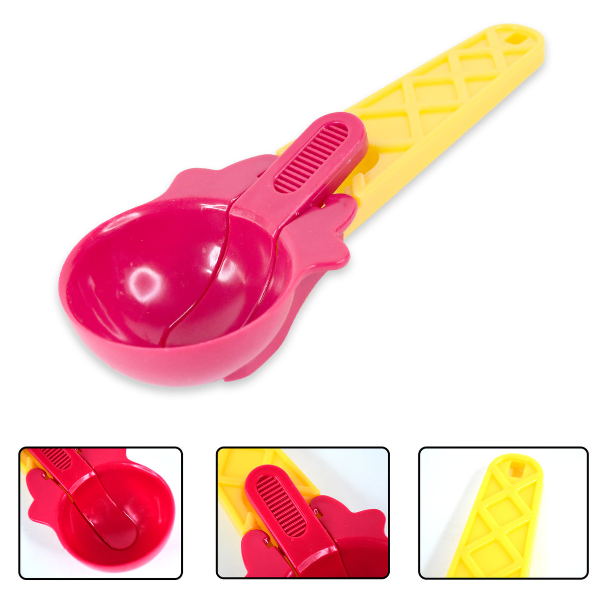 1-piece Plastic Ice Cream  Watermelon Scooper With Trigger Dipper