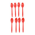 Reusable Home Dining Plastic Spoons 8 Pc