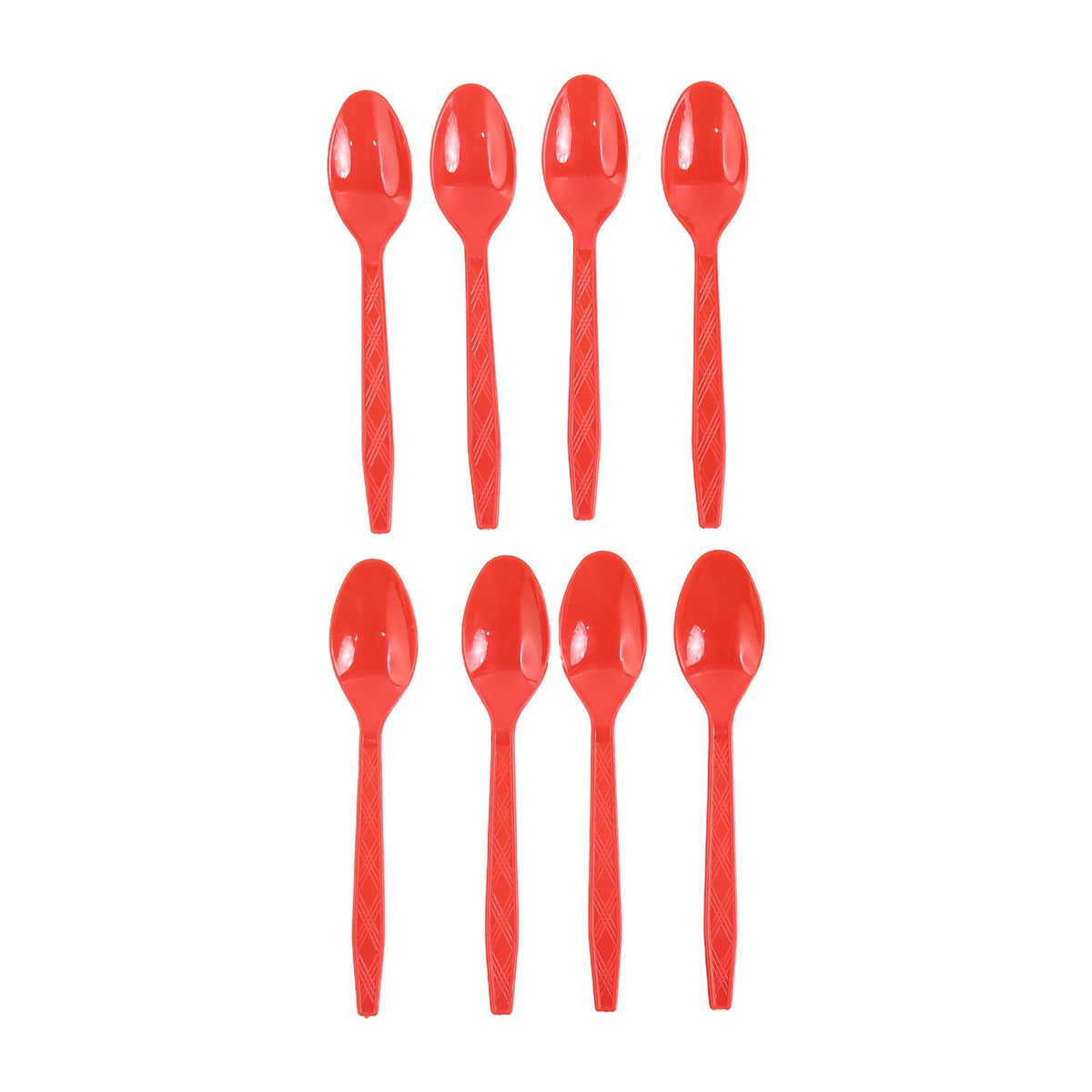 Reusable Home Dining Plastic Spoons 8 Pc