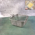 Stainless Steel Deep Fryer Basket With Long Handle