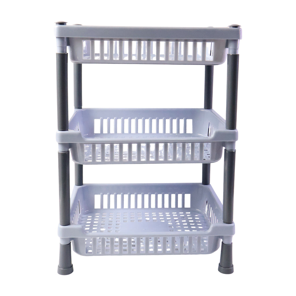 3-layer Multipurpose Kitchen Storage Basket Rack