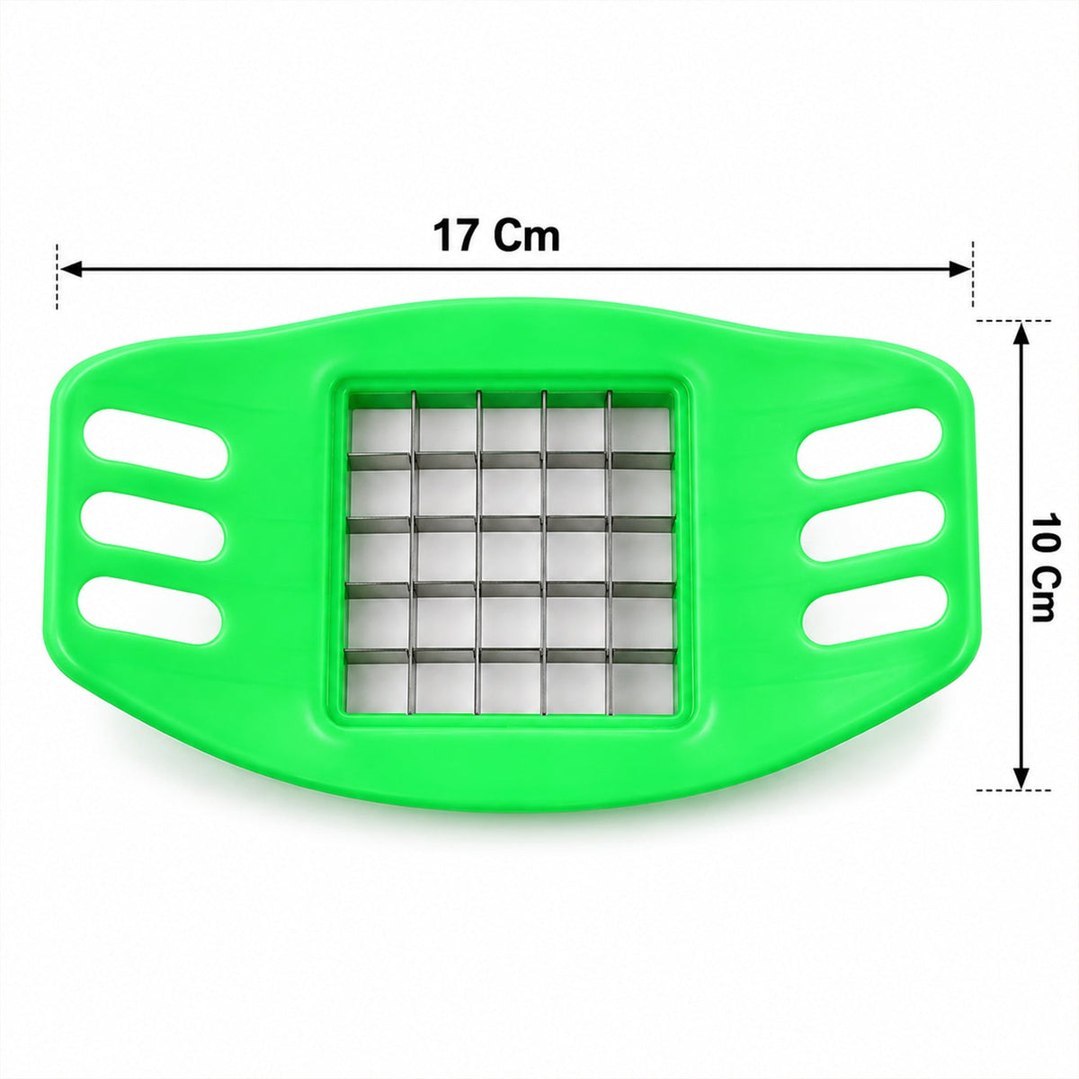 French Fry Potato Grid Cutter With Stainless Steel Blades 17x10cm (1 Pc)