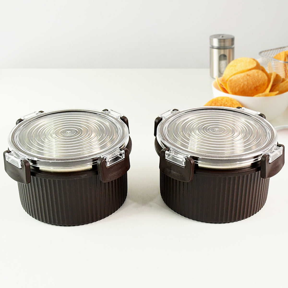 Apex Rustic Jar Set  2 Pcs 450ml Each Approx