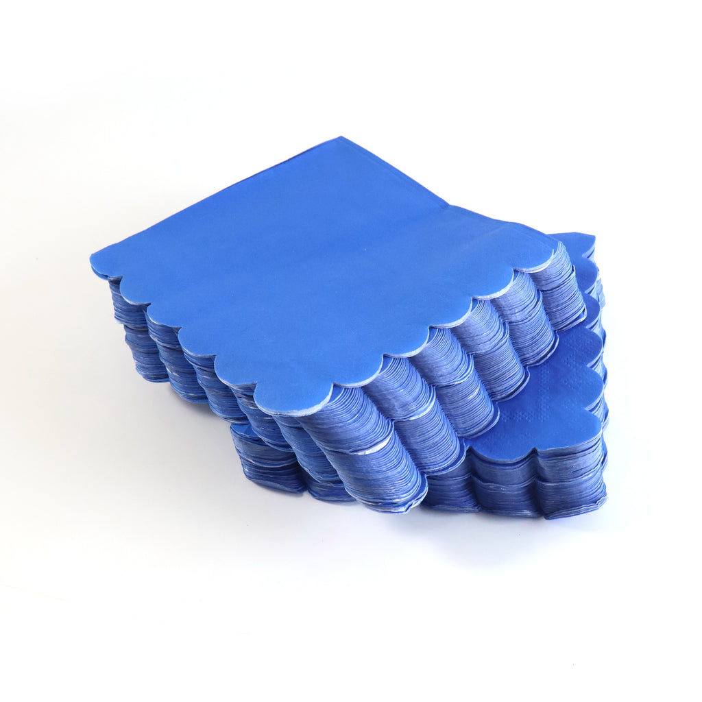 Royal Scalloped Disposable Paper Napkins (23 X 23 Cm  Approx 120 Pc)