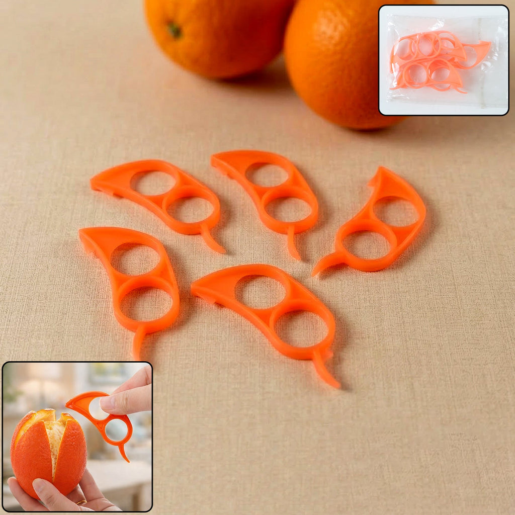 Multipurpose Plastic Orange Peeler Tool 5 Pc