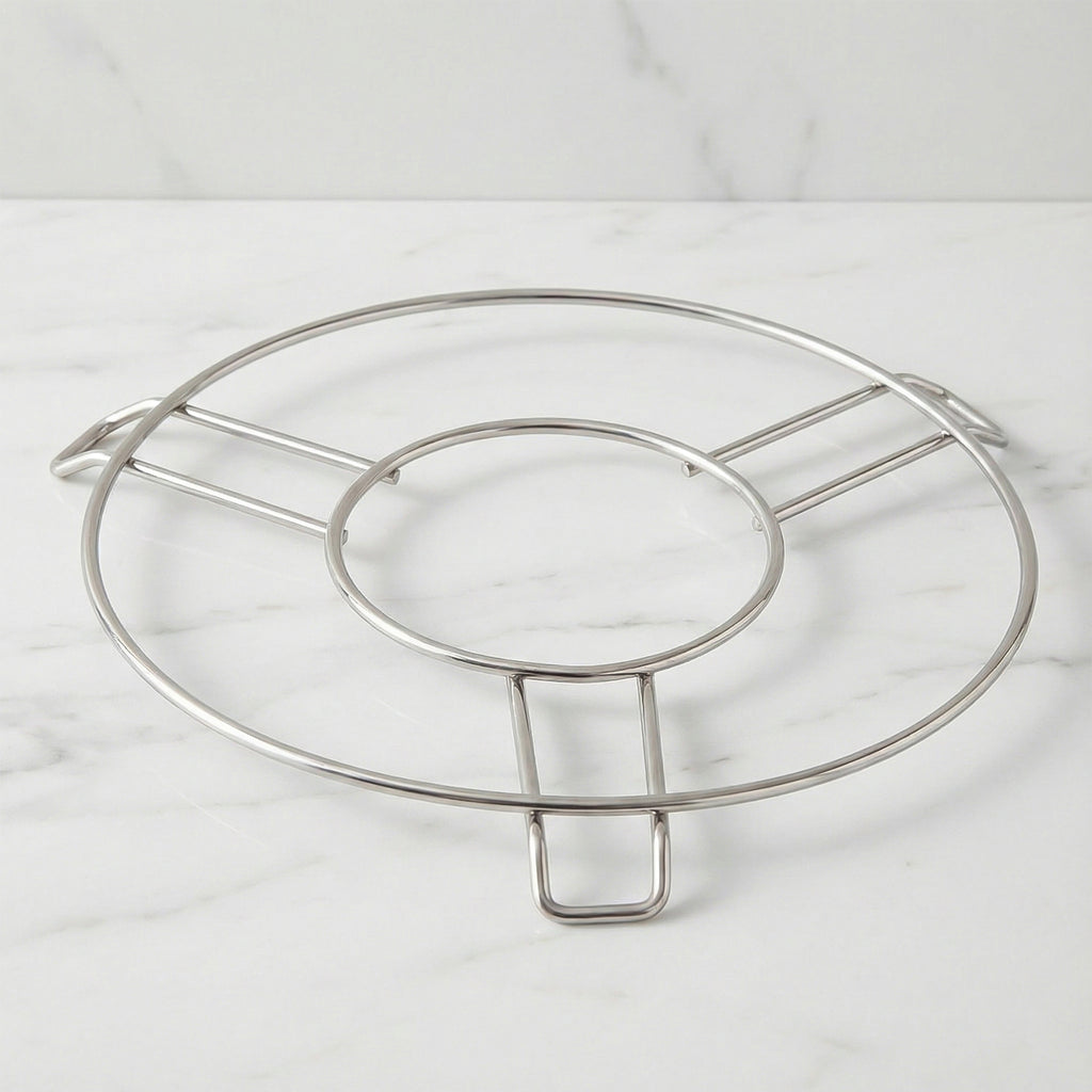 Stainless Steel Round Table Ring Hot Pot Stand (1 Pc)