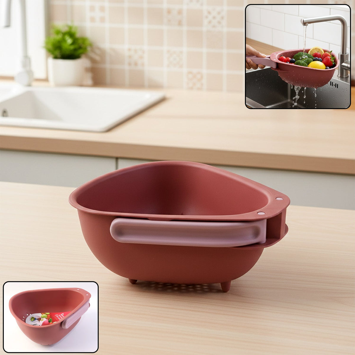 0804 Collapsible Folding Silicone Dish Drying Drainer Rack