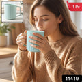 Unbreakable Plastic Drinking Mug With Handle For Coffee Tea And Milk (1 Pc)