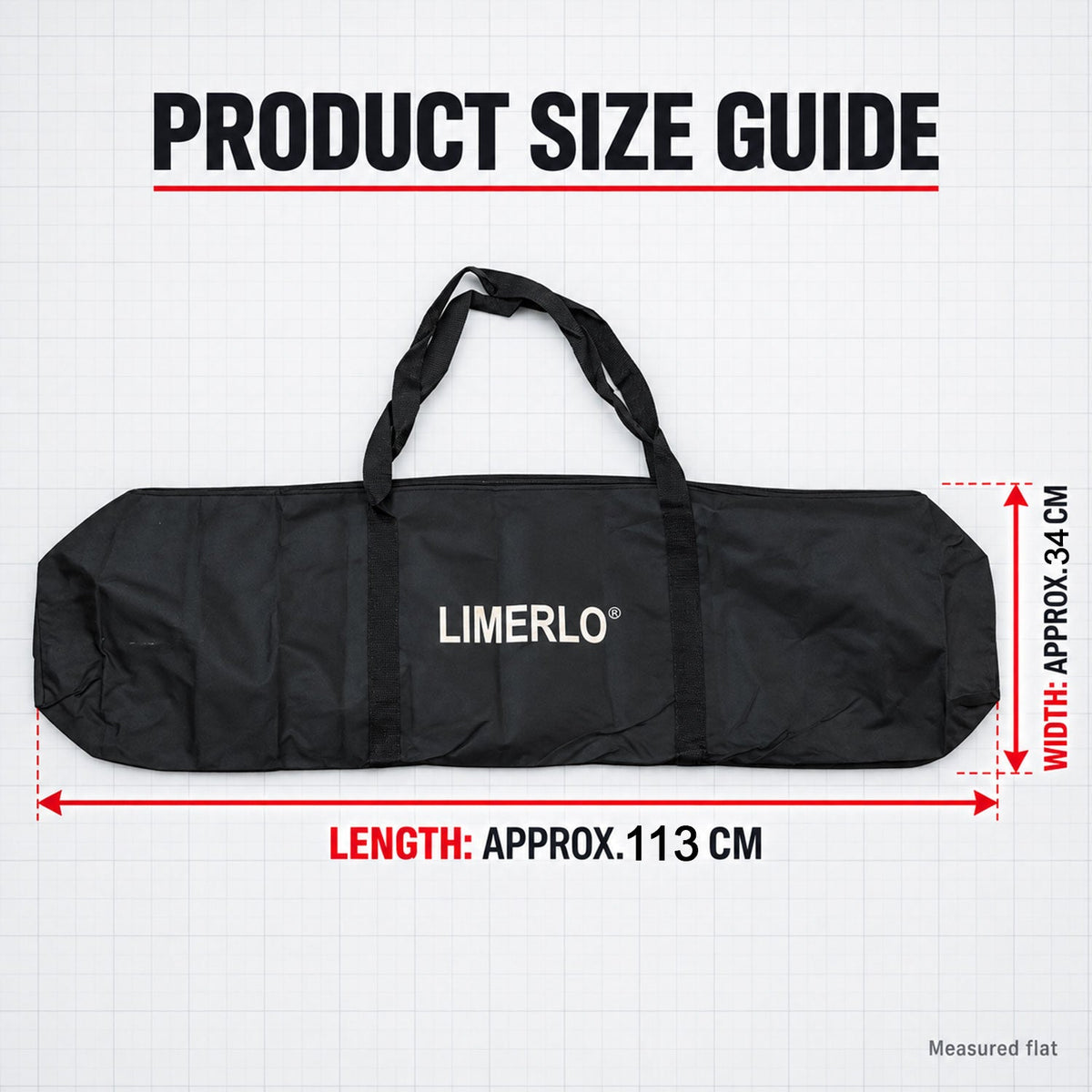 Large Sports Kit Bag With Full Zip Closure And Carry Handles (1 Pc 113x34 Cm)