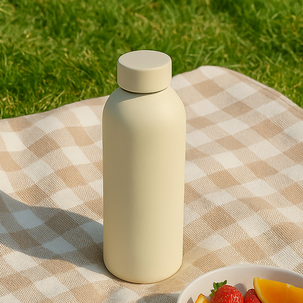 Stainless Steel Double Wall Vacuum-insulated Drink Water Bottle (Mix Color  500 Ml Approx)