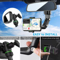 6279 Rear View Mobile Holder Universal Vehicle Rear View Mirror Mobile Phone Mount Stand