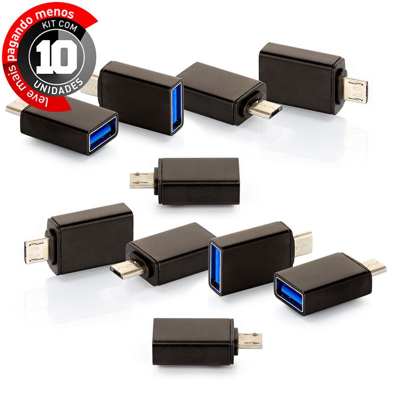 0261 Otg Type C  Usb To Micro Usb Adapter For Android Mobile Smart Phones  Tablets With Zip Pouch (Pack Of 20)