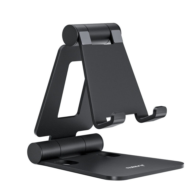 Metal Mobile Phone  Tablet Stand (1 Pc Black Color)