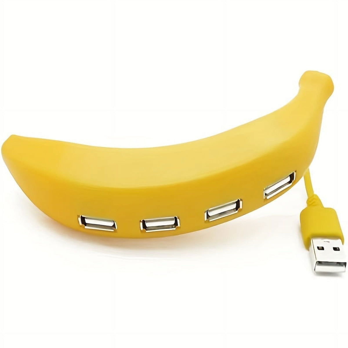 Banana Shape Usb Hub 2.0 Hub Usb Splitter 4-port Usb Hub (1 Pc)