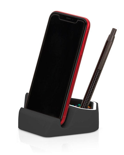 Multifunctional Plastic Mobile Phone Stand  Pen Holder (2 Pc  Mix Color)