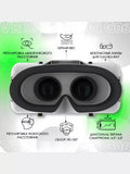 3d Virtual Reality Smartphone Headset With Dual Lenses And Focus Control Without Belt (1 Pc)