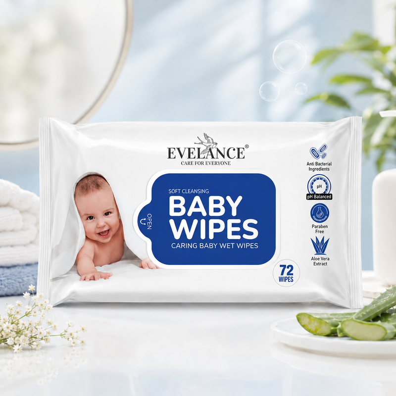 Travel Fresh Baby Wet Wipes Pack Gentle Soft Cleansing For Babies (1 Pack)