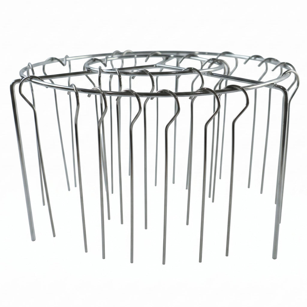 Air Fryer Skewer Stand Stainless Steel Bbq Kebab Rack Holder (1 Set)