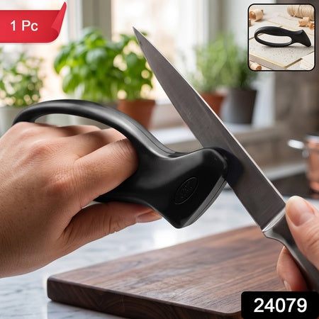 Handheld Manual Pull Through Knife Sharpener For Kitchen Cutting Blades (1 Pc)