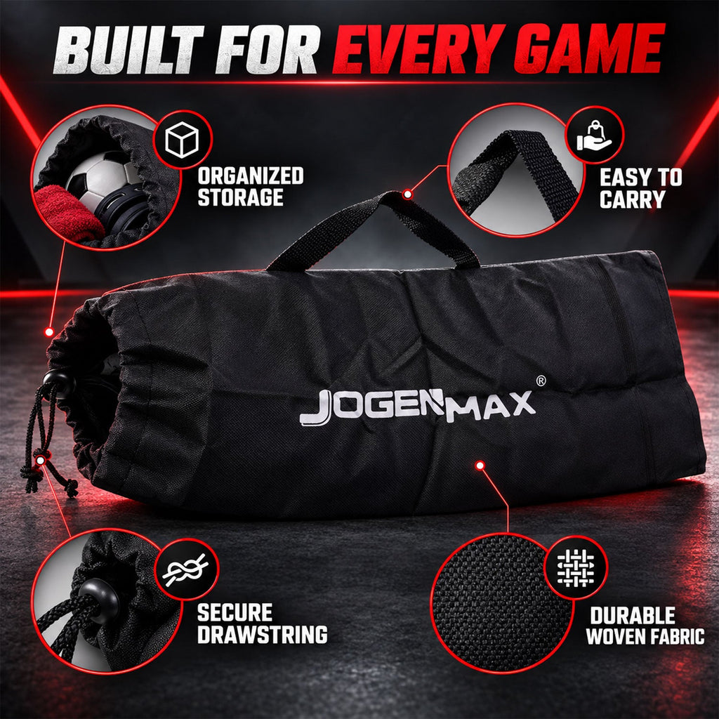 Sports Kit Bag With Drawstring Closure And Hand Straps For Gear (1 Pc 56x30 Cm)