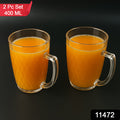 Apex Mocktail Mug Glass (2 Pc Set  400 Ml)