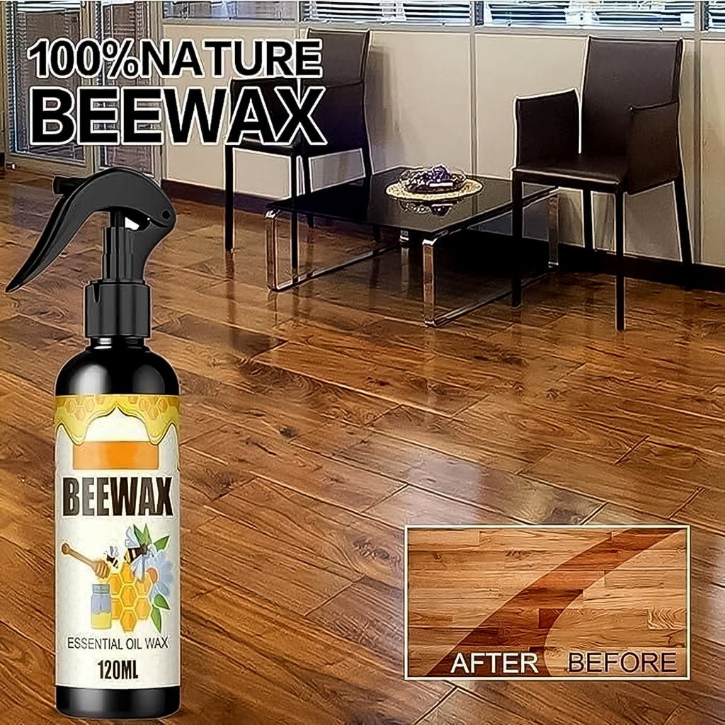 Beeswax Essential Oil Wood Polish Spray 120ml - (Set)