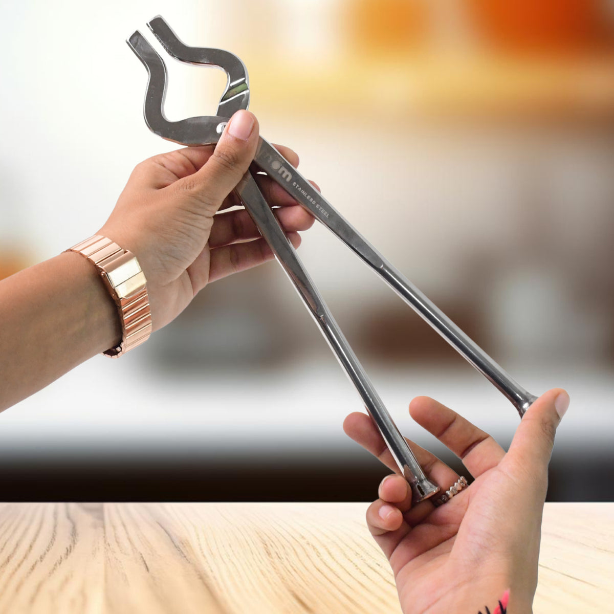 Supermom Stainless Steel Full Round Pincer