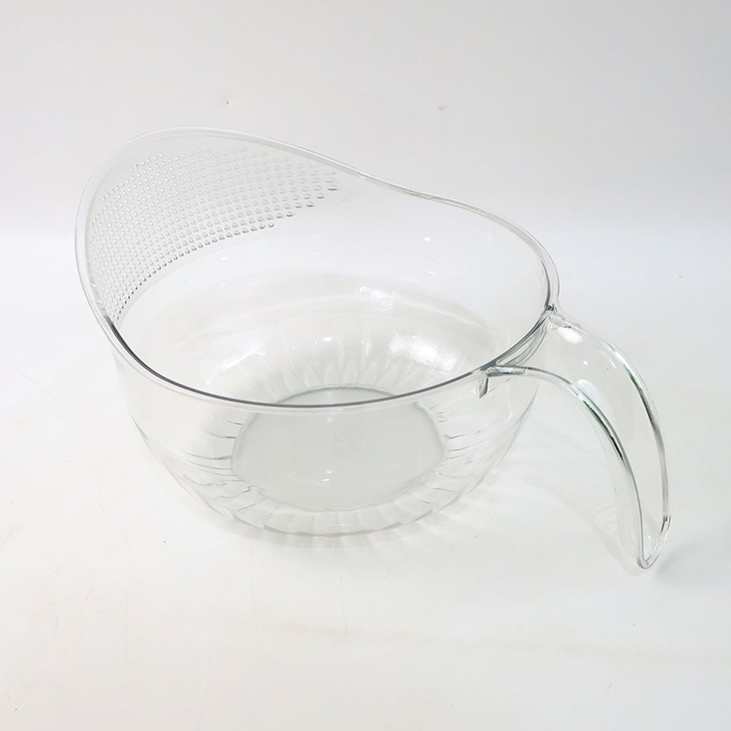 Supermom Multipurpose Transparent Plastic Bowl  Basket With Handle (1 Pc)