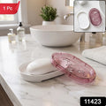 Travel Plastic Soap Case With Lid For Bathroom Home And Toiletry Kit Bag (1 Pc)