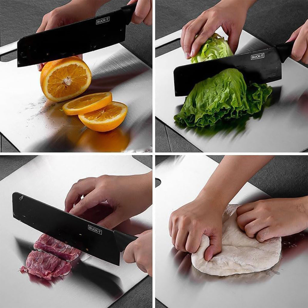 Stainless Steel Vegetable  Fruit Cutting Chopping Board (3120 Cm  1 Pc)