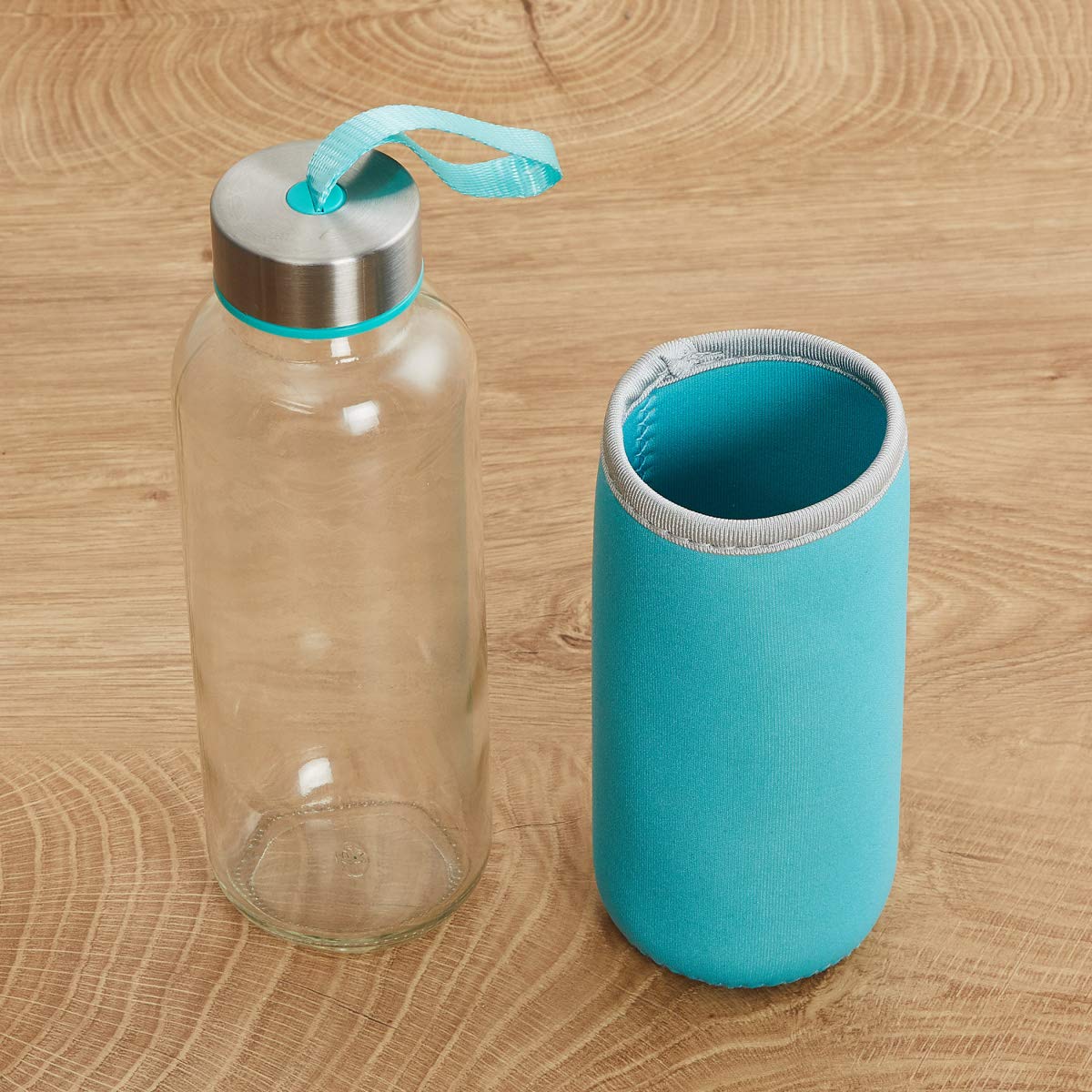 1199 Glass Water Bottle 500 Ml With Cover