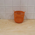 Plastic Round Storage Basket With Dual Handles For Home And Office Use (1 Pc)