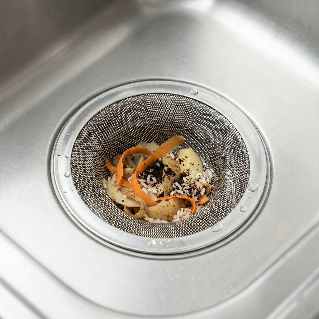 Stainless Steel Sink Drain Strainer Set (3 Pc)