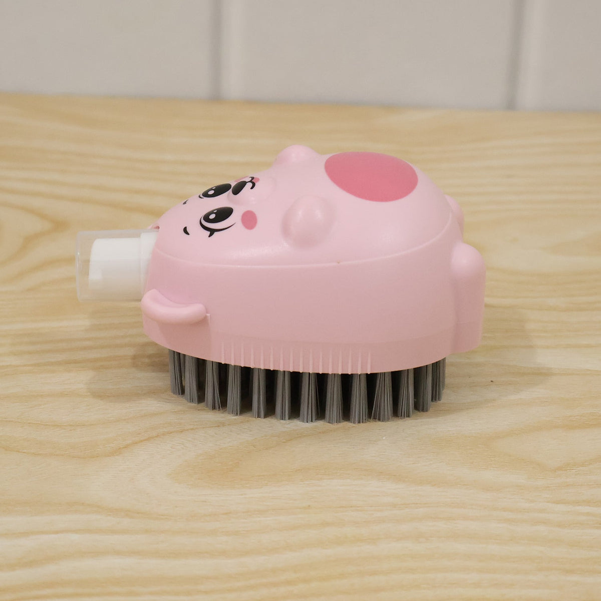 2 In 1 Plastic Soap Dispenser Cleaning Brush For Kitchen And Bathroom Use (1 Pc)