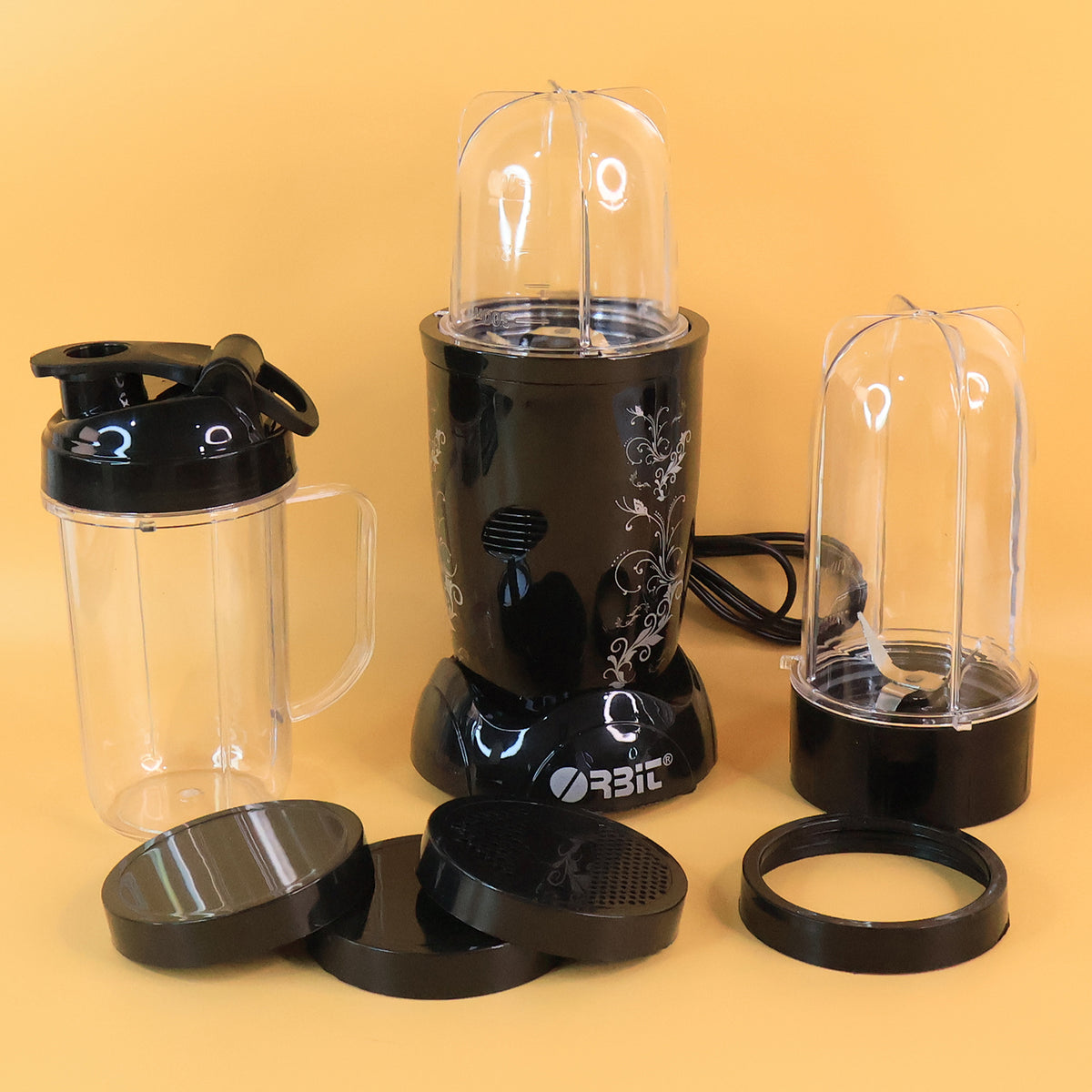 Orbit Bullet Mixer Grinder - 400w With 3 Jars