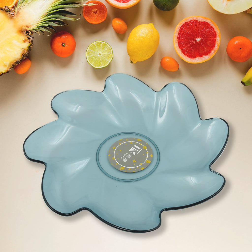 5535 Flower Shape Plastic Dinner Fruit Plate