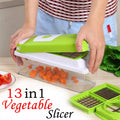2489 Plastic 13-in-1 Manual Vegetable Grater And Slicer