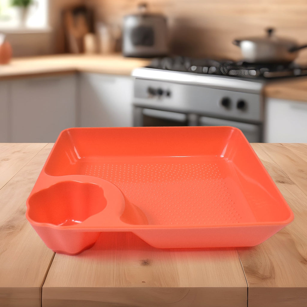 Plastic Plates With Dipping Saucer Round Dip Part