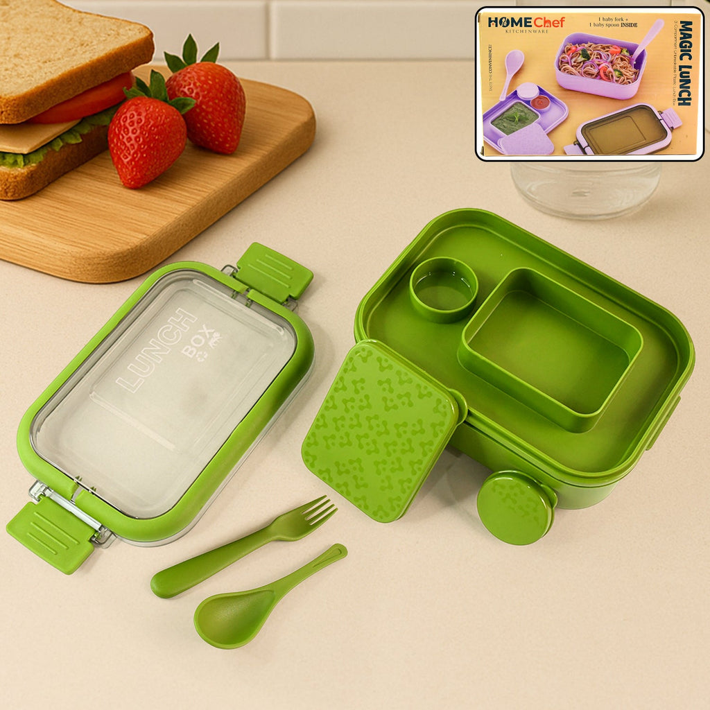 Magic Lunch Box With Leakproof Compartments
