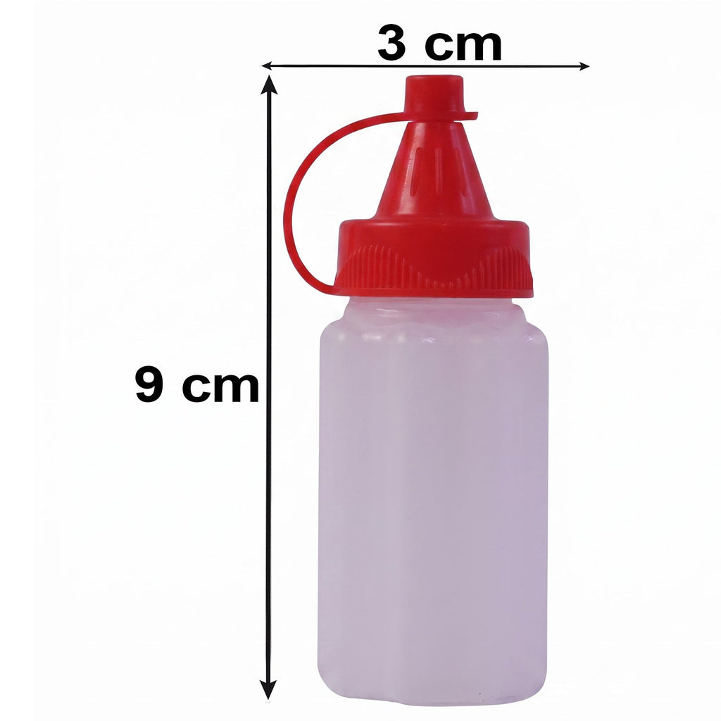 Reusable Plastic Squeeze Dispensing Bottle For Sauces And Condiments (1 Piece)