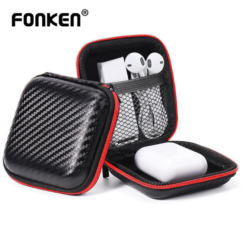 Portable Earphone Carrying Case (1 Pc Mix Design)
