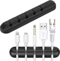 Self Adhesive Plastic Wire Cable Organizer Clip With 5 Slots (2 Pc)