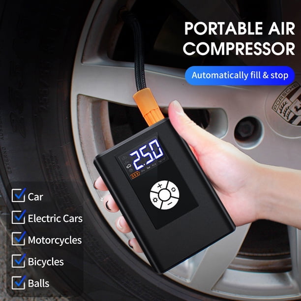 1618 Portable Electric Car Air Compressor Pump For Car And Bike Tyre