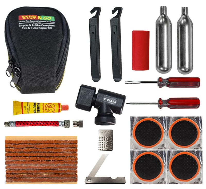 Bicycle Tire Repair Kit Puncture Repair Set With Adhesive Portable Tools