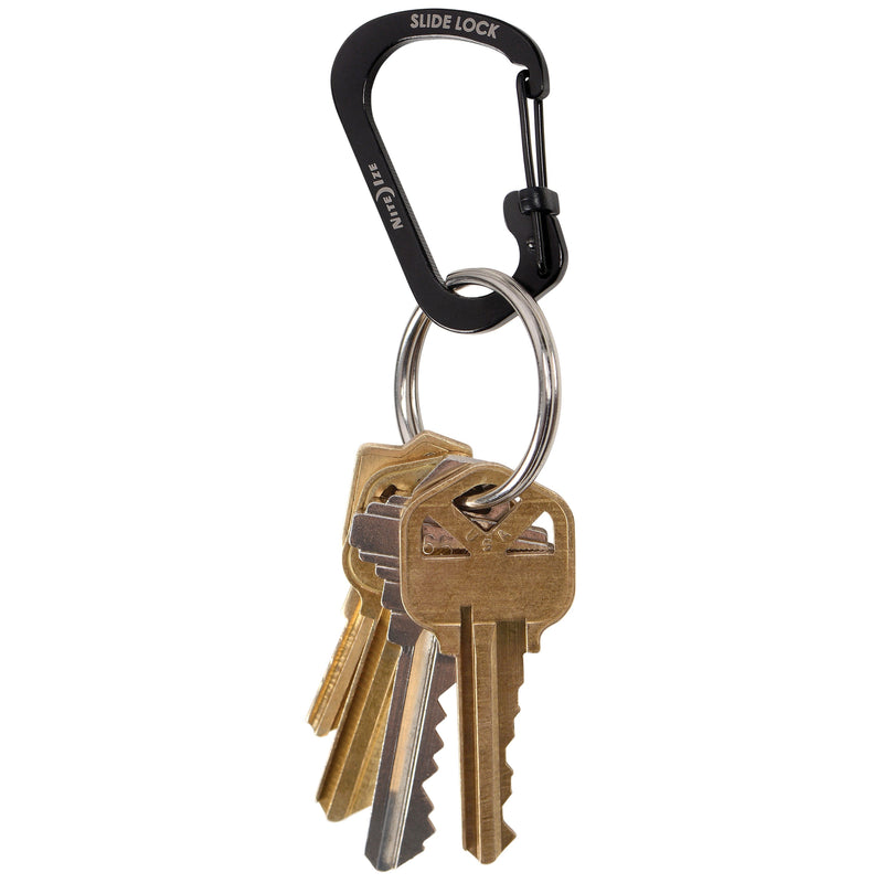 Heavy Duty Metal Key Holder With Secure Lock Keychain (1 Pc)
