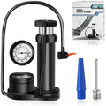 0533 Portable Mini Bike Pumpcycle Pump Foot Activated With Gauge Floor Bicycle Pump Cycle Pump
