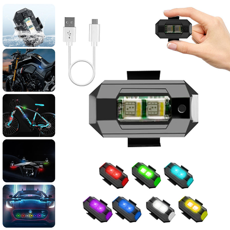 7497 Mini Led Strobe Lights Waterproof Lights Rgb Multi-colors